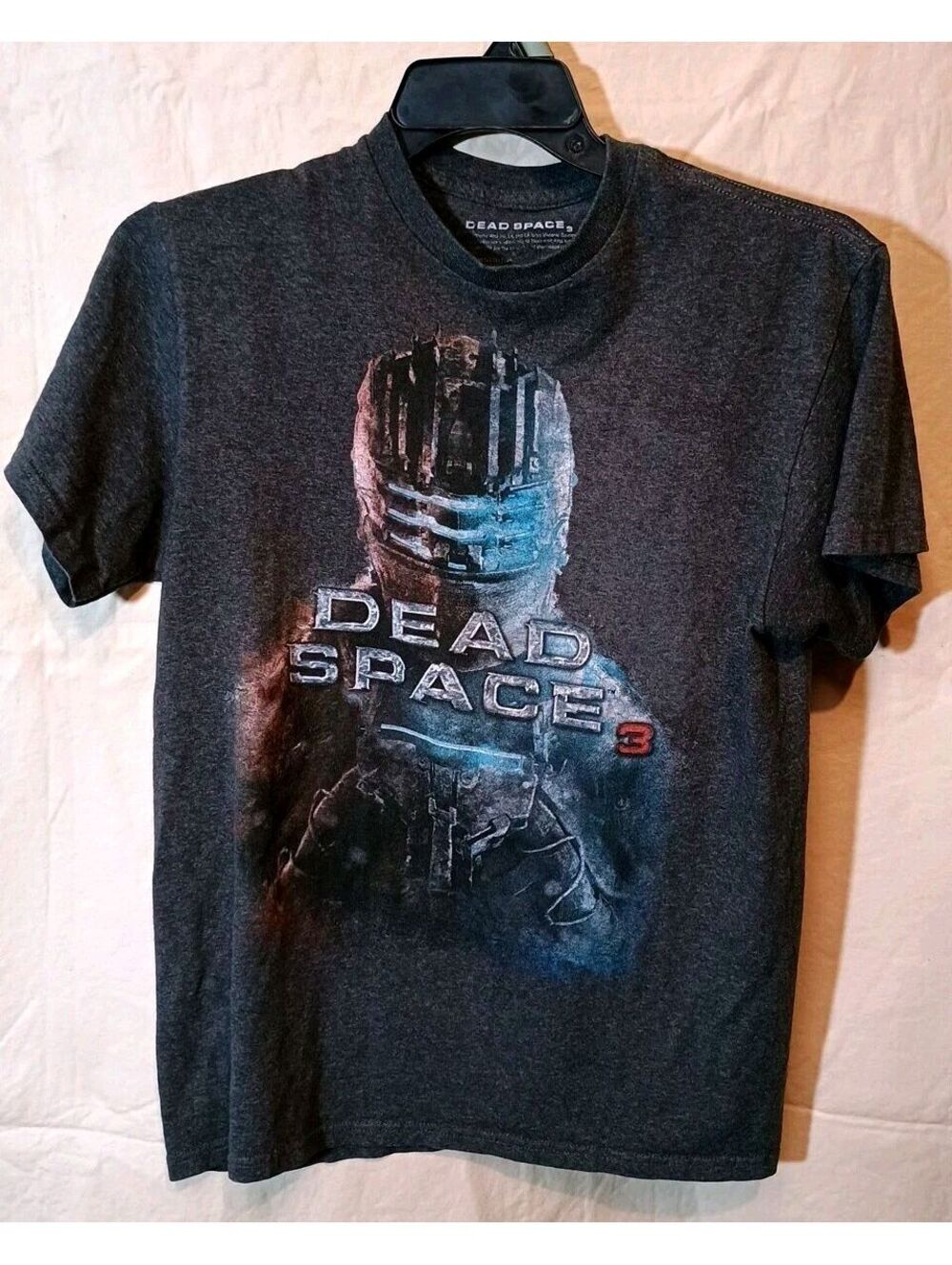 Microsoft Dead Space 3 Men's Gray Cotton T-Shirt Size Small 2013 Xbox Game